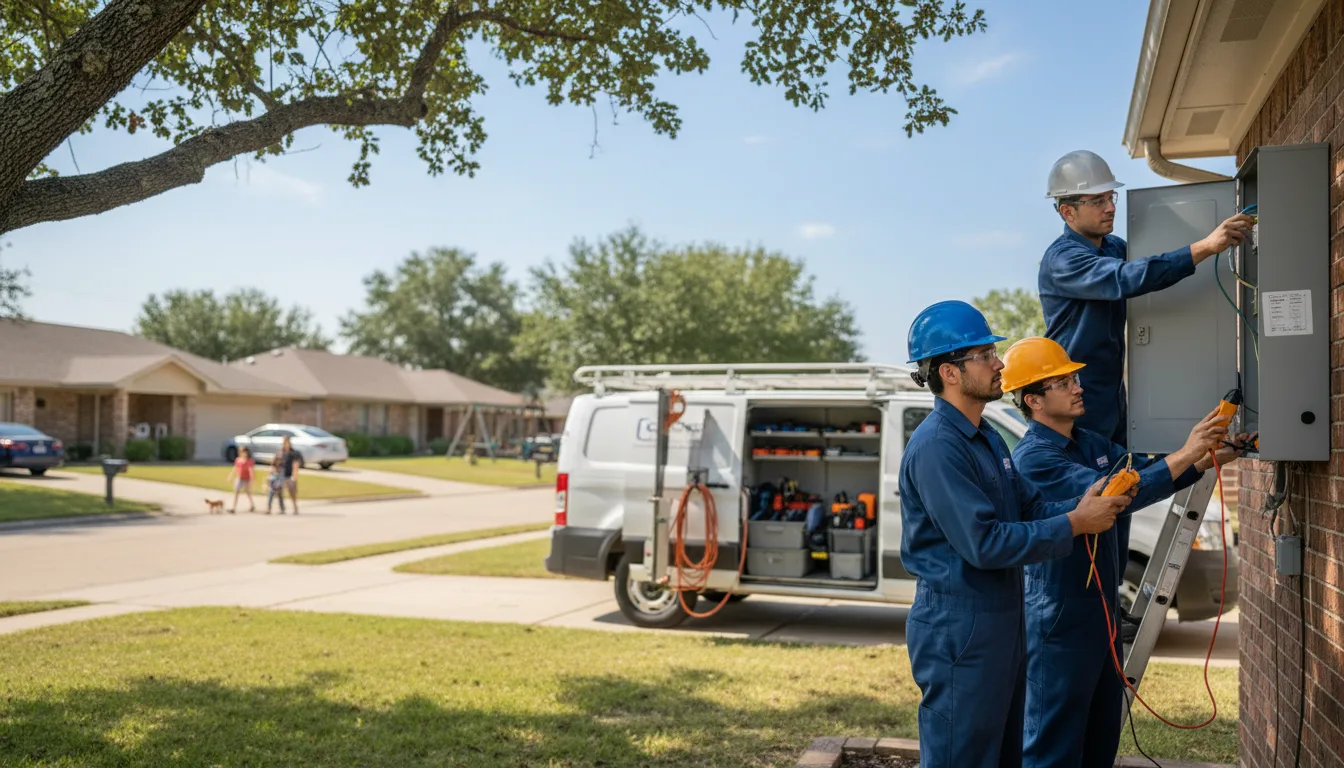 Certified electrician providing emergency electrical services in Leiter, WY